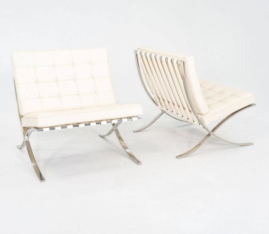 White Barcelona Chair (Last 3 Available) - Image 6