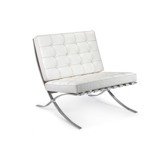 White Barcelona Chair (Last 3 Available) - Image 3