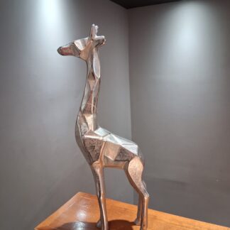Silver Giraffe - 12" height